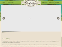 Tablet Screenshot of cottagesofportrichey.com